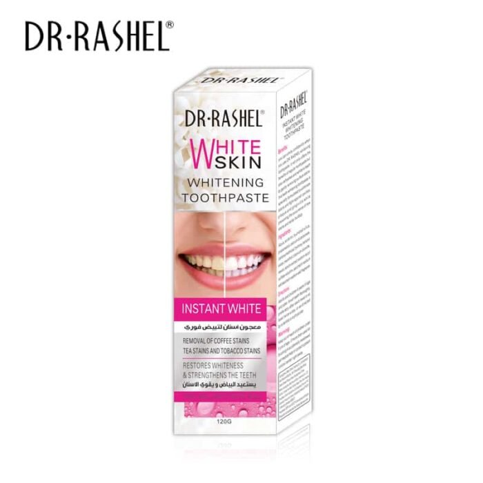 ⁦Dr Rashel White Skin Whitening Toothpaste White⁩ - الصورة ⁦2⁩