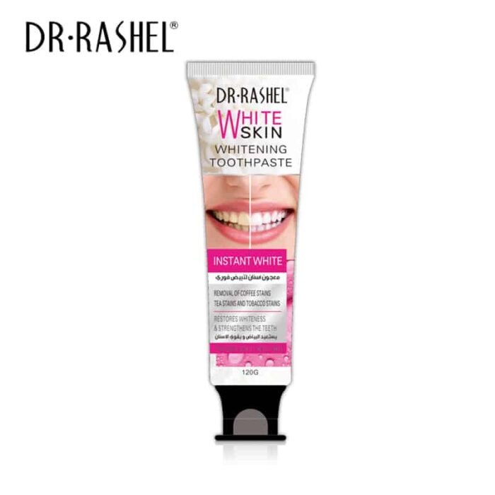 ⁦Dr Rashel White Skin Whitening Toothpaste White⁩ - الصورة ⁦3⁩