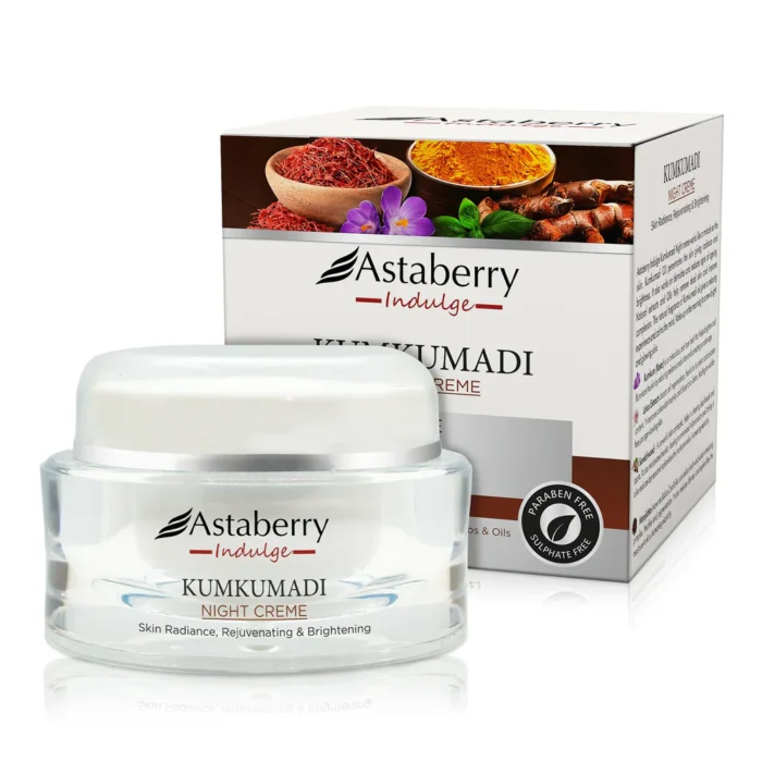 ⁦Astaberry Indulge Kumkumadi Night Cream for Glowing Skin⁩ - الصورة ⁦2⁩