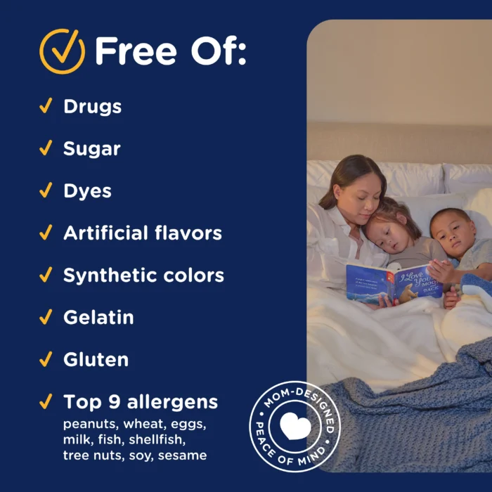 ⁦Mommy's Bliss Kids Sleep Chewable Tablets Age 3+ (35 Servings)⁩ - الصورة ⁦2⁩