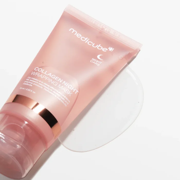 ⁦Medicube Collagen Overnight Wrapping Peel Off Facial Mask Pack⁩ - الصورة ⁦4⁩