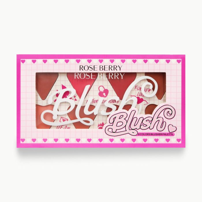 ROSEBERRY BLUSH 8 COLORS BLUSHER PALETTE