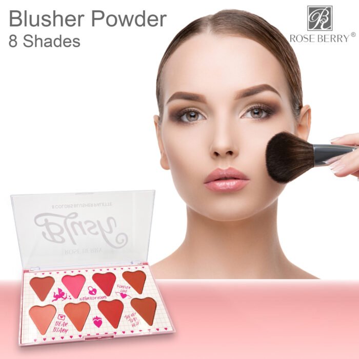 ⁦ROSEBERRY BLUSH 8 COLORS BLUSHER PALETTE⁩ - الصورة ⁦4⁩