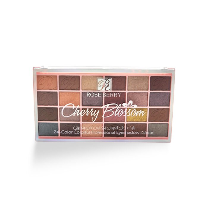 ⁦ROSEBERRY CHERRY BLOSSOM 24 COLOR COLORFUL PROFESSIONAL EYESHADOW PALETTE⁩ - الصورة ⁦2⁩