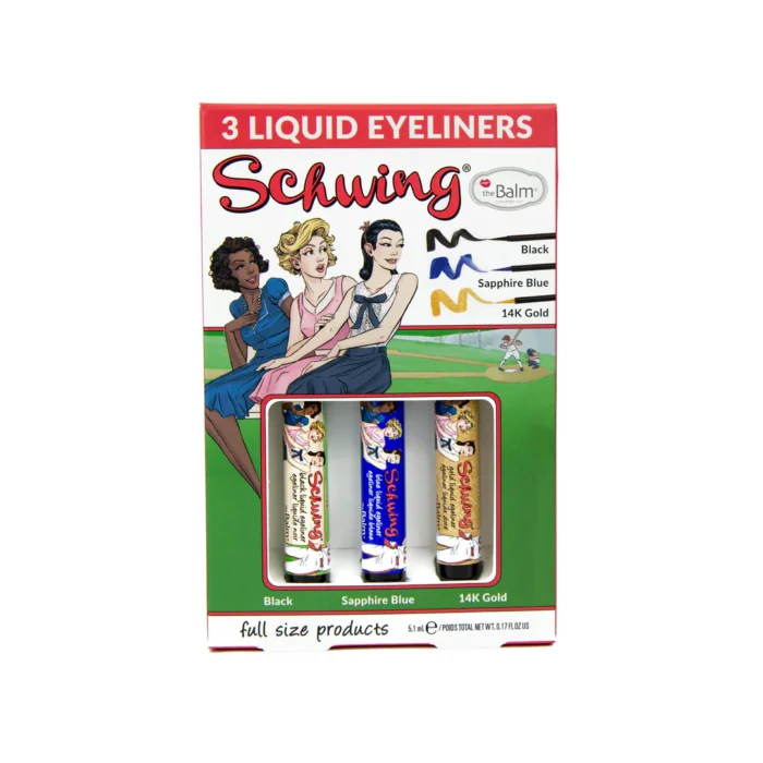 The Balm Schwing® Trio liquid eyeliner trio