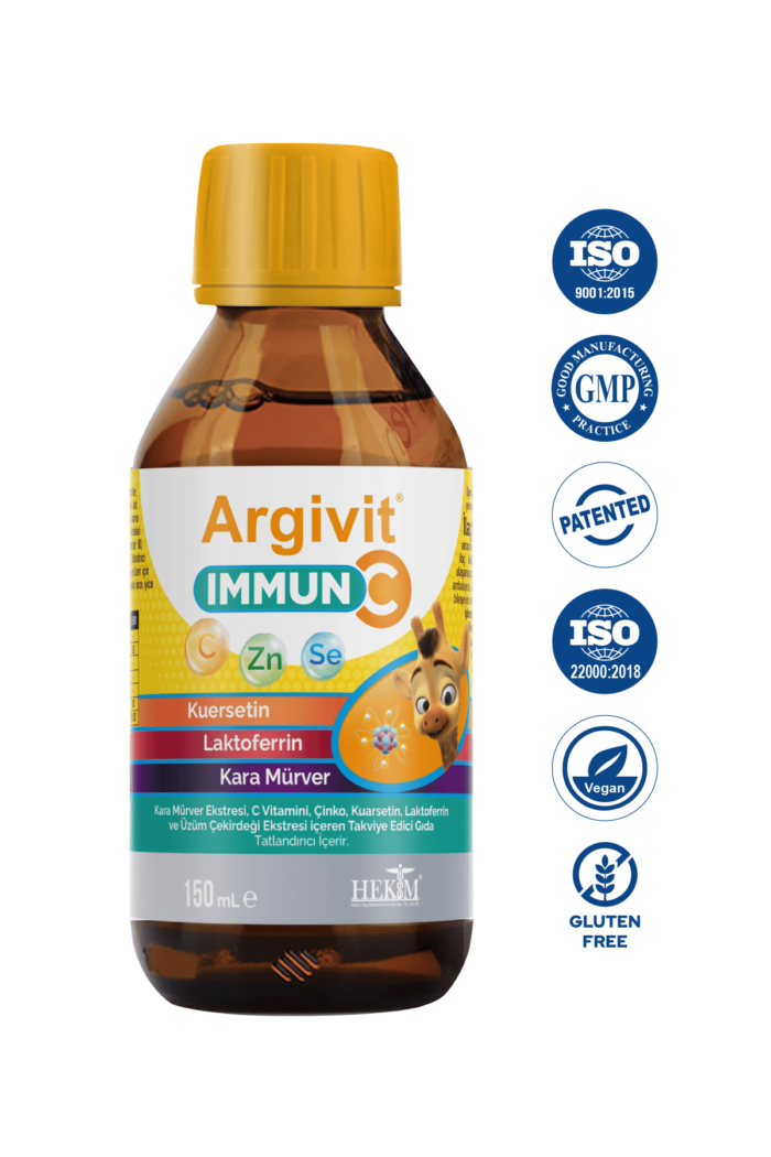 ⁦Argivit Immun C Syrup 150 ml⁩ - الصورة ⁦2⁩