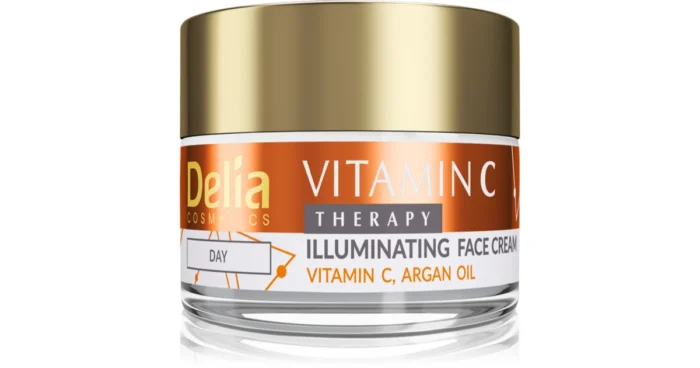 ⁦Delia Vitamin C Therapy Illuminating Face Cream, Moisturizing, Nourishing with Vitamin C, Argan Oil - 50 ml⁩ - الصورة ⁦2⁩