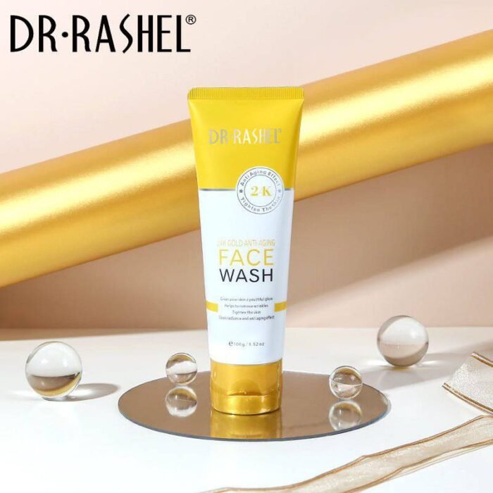 ⁦DR RASHEL Product New 24K Gold Anti-Aging Face Wash 100g⁩ - الصورة ⁦2⁩