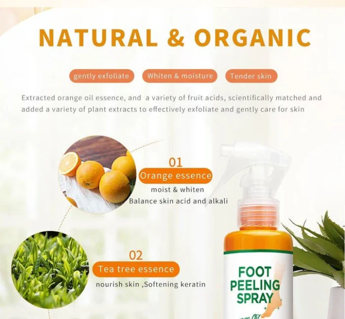 ⁦Foot Peeling Spray Orange Oil⁩ - الصورة ⁦7⁩