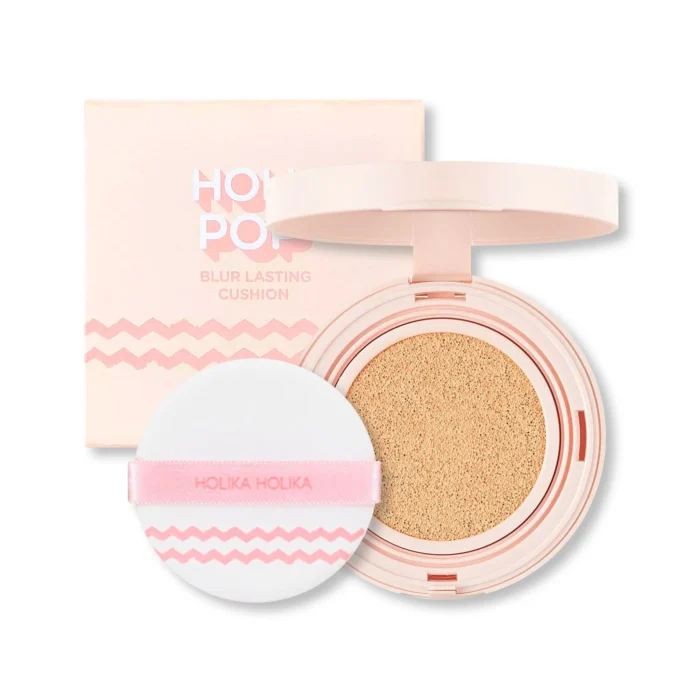 ⁦HOLIKA HOLIKA - Holi Pop Blur Lasting Cushion SPF50+ PA+++ (3 Colors)⁩ - الصورة ⁦4⁩