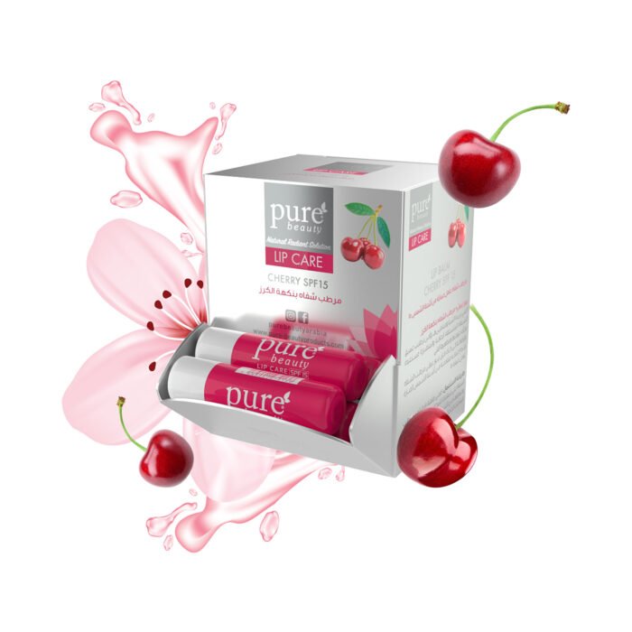 ⁦Pure beauty® Lip Care 4.2 g- Cherry⁩ - الصورة ⁦2⁩