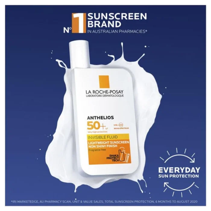 ⁦LA Roche Posay Anthelios UVmune 400 - SPF 50+ Invisible Fluid 50 ml⁩ - الصورة ⁦6⁩