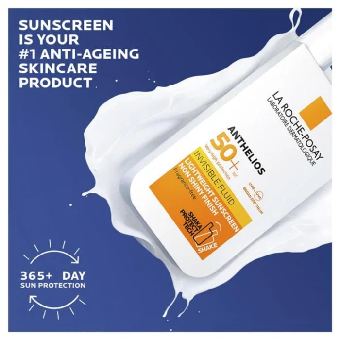 ⁦LA Roche Posay Anthelios UVmune 400 - SPF 50+ Invisible Fluid 50 ml⁩ - الصورة ⁦5⁩