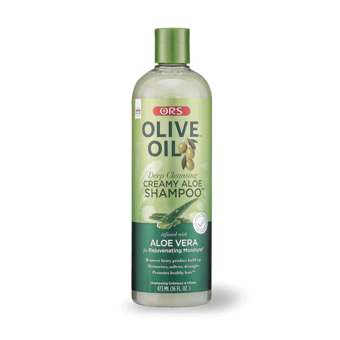 ⁦ORS Olive Oil Moisture Restore Creamy Aloe Shampoo⁩ - الصورة ⁦3⁩