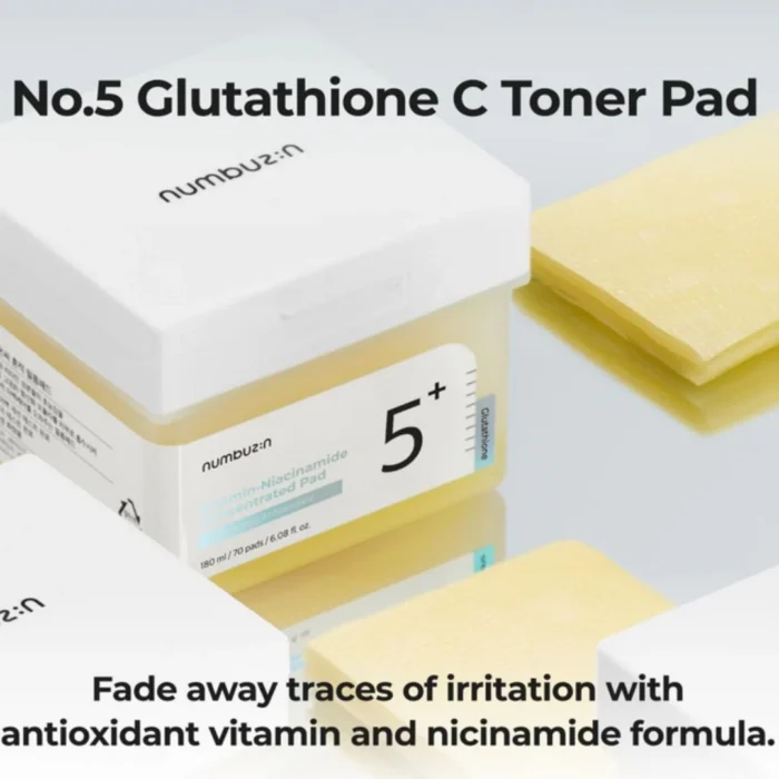 ⁦numbuzin No.5+ Vitamin-Niacinamide Concentrated pad⁩ - الصورة ⁦3⁩