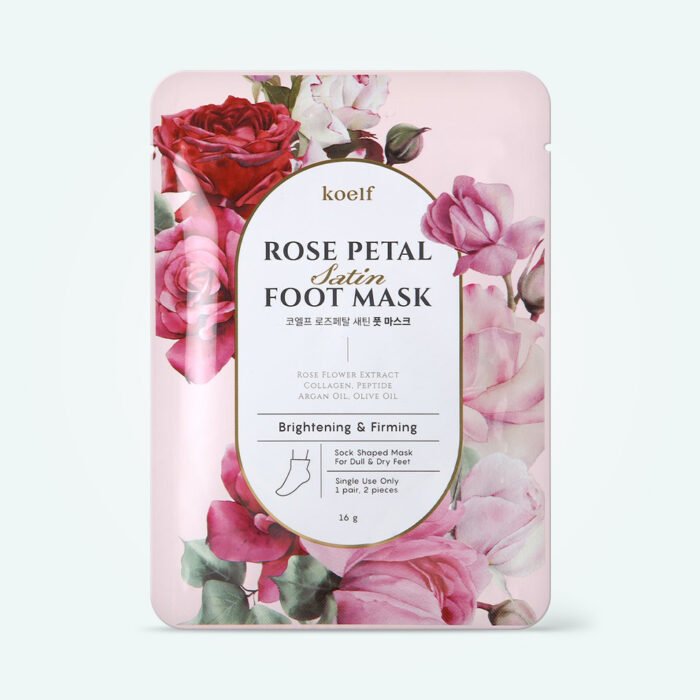 KOELF Rose Petal Satin Foot Mask