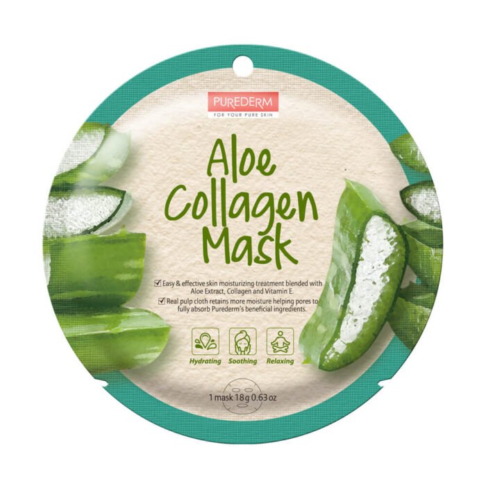 ⁦PUREDERM Collagen Mask (Round)⁩ - الصورة ⁦7⁩