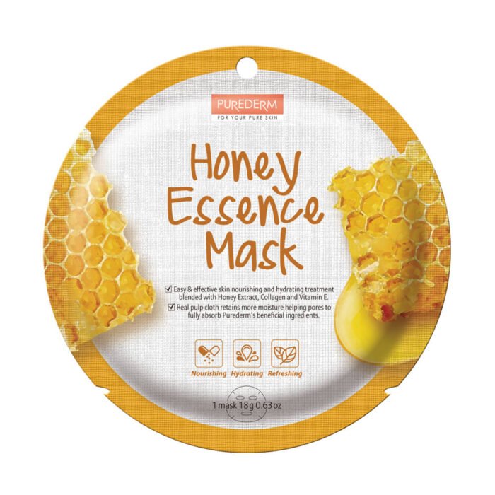 ⁦PUREDERM Collagen Mask (Round)⁩ - الصورة ⁦3⁩