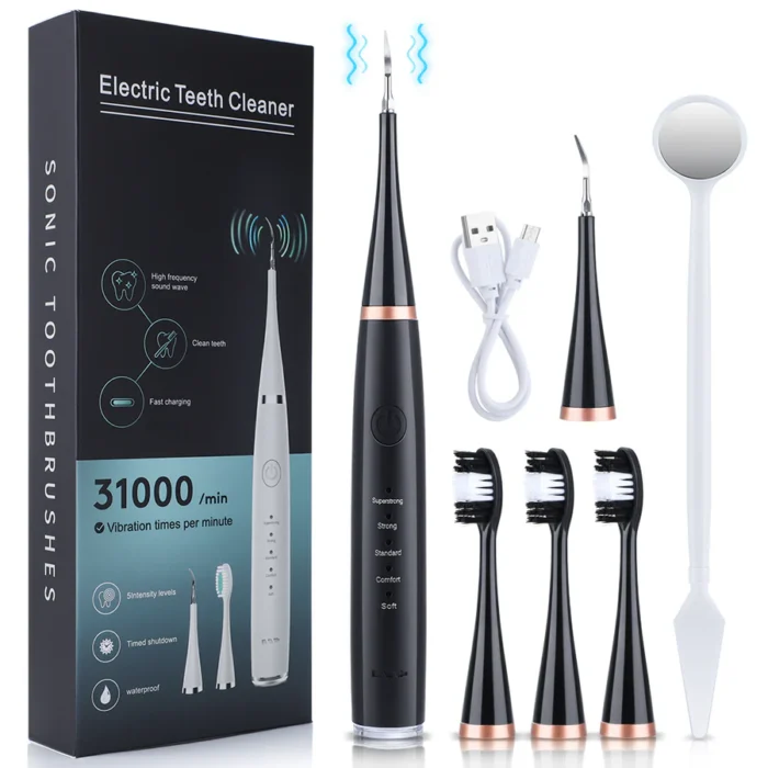 ⁦Ultrasonic Tooth Cleaner Electric Dental Scaler Plaque Remover Teeth Whitening⁩ - الصورة ⁦2⁩