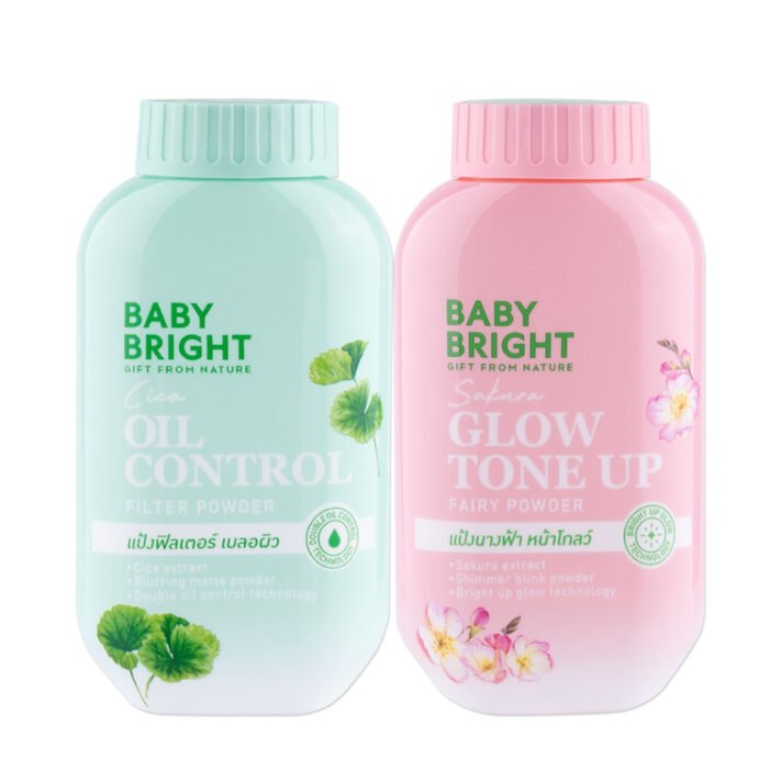 ⁦oil control baby bright powder 50g⁩ - الصورة ⁦2⁩