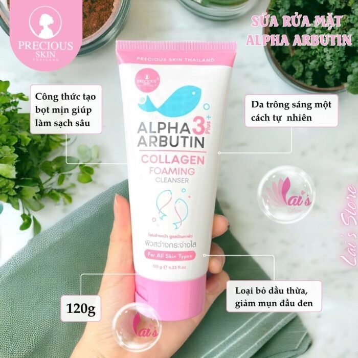 ⁦ALPHA ARBUTIN COLAGEN FOAMING CLEANSER 120g⁩ - الصورة ⁦3⁩