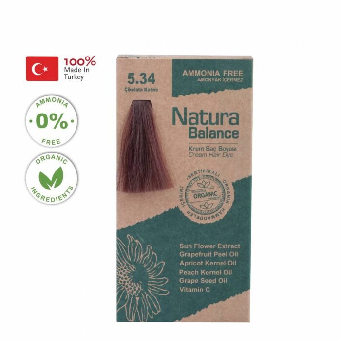 ⁦Natura Balance Hair Dye 5 light brown⁩ - الصورة ⁦3⁩