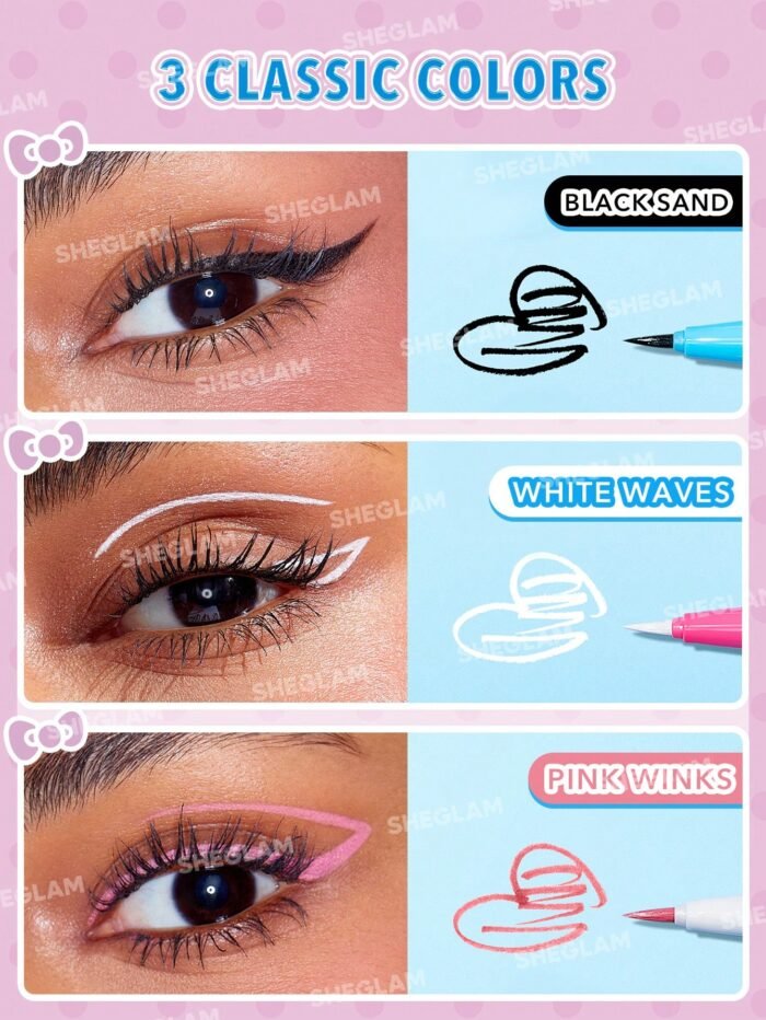 ⁦SHEGLAM Make Waves Waterproof Eyeliner⁩ - الصورة ⁦3⁩