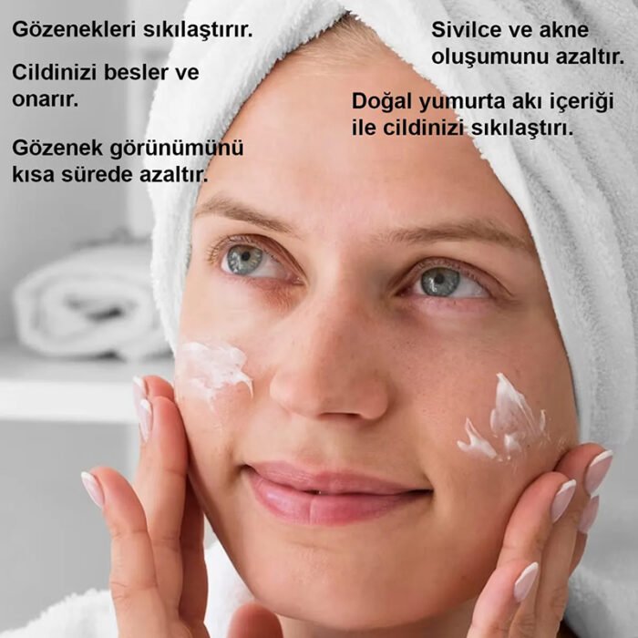 ⁦BUBBLES COSMETIC EGG WHITE FACE MASK - PEELABLE 100 ml⁩ - الصورة ⁦5⁩