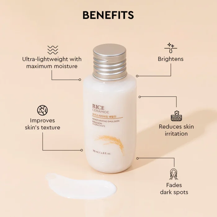 ⁦Rice & Ceramide Moisturizing Emulsion 150ml⁩ - الصورة ⁦3⁩
