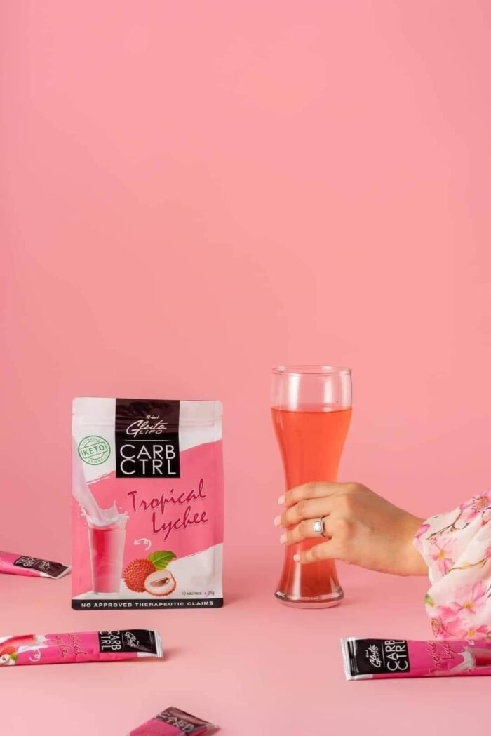 ⁦12in1 Glutalipo CARB CTRL Tropical Lychee (21g x 10 Sachets)⁩ - الصورة ⁦3⁩