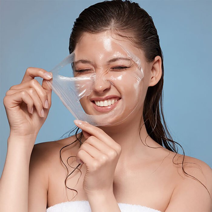 ⁦BUBBLES COSMETIC EGG WHITE FACE MASK - PEELABLE 100 ml⁩ - الصورة ⁦3⁩