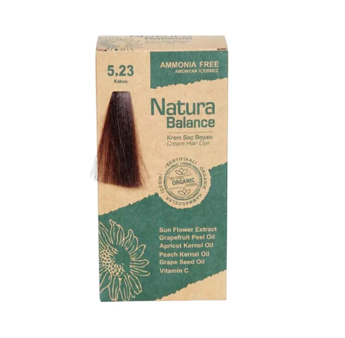 ⁦Natura Balance Hair Dye 5 light brown⁩ - الصورة ⁦6⁩