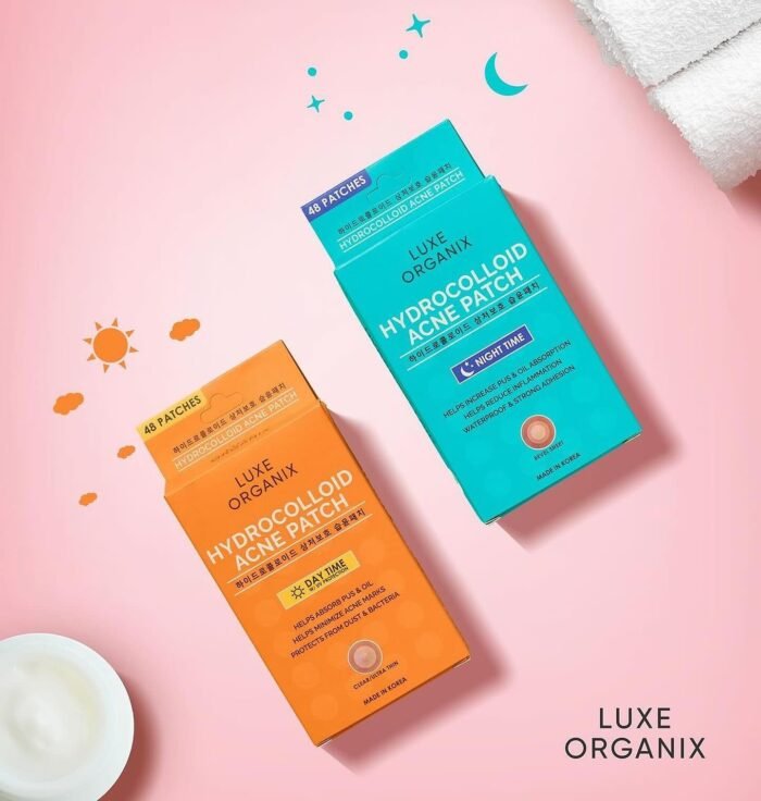 Luxe Organix Hydrocolloid Acne Spot Patch Night & Day Time
