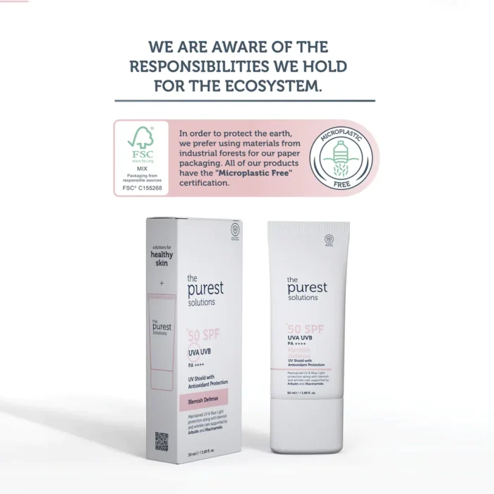 ⁦The Purest Solutions SPF50+ Blemish Defense Cream - 50 ml⁩ - الصورة ⁦8⁩