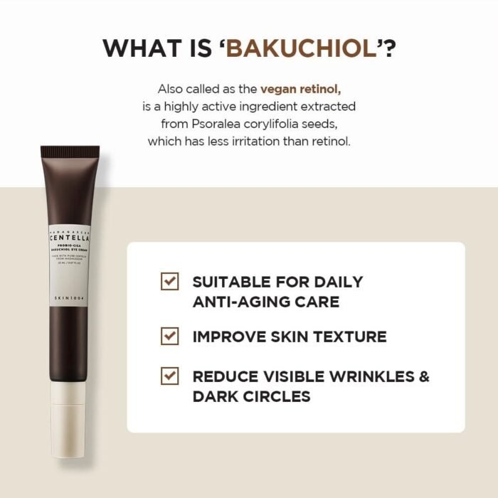 ⁦SKIN1004 Madagascar Centella Probio-Cica Bakuchiol Eye Cream (20ml)⁩ - الصورة ⁦3⁩