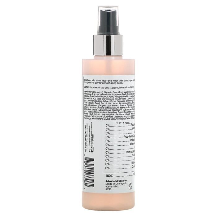 ⁦ADVANCED CLINICALS C - Glow Toner Vitamin C + Ferulic Acid 237ml⁩ - الصورة ⁦3⁩