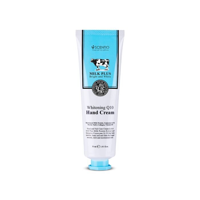Scentio Milk Plus Whitening Q10 Hand Cream - 30 ml
