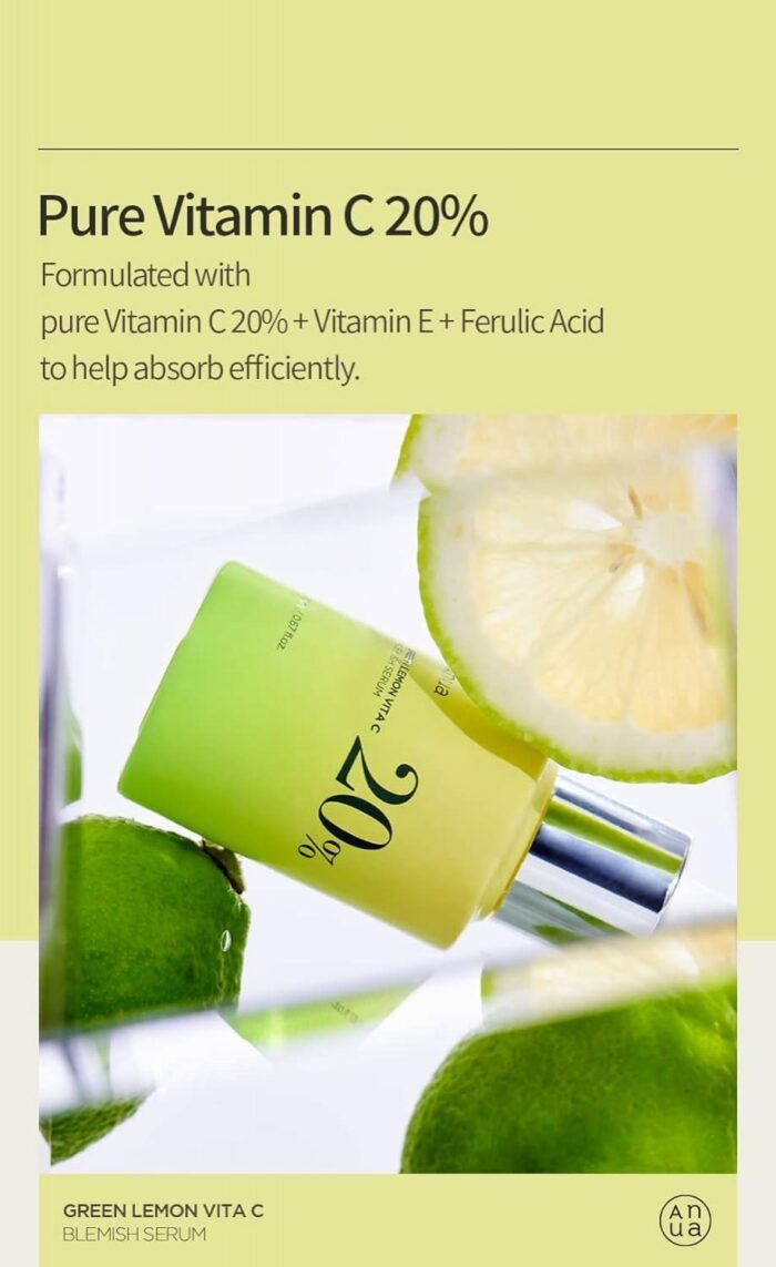⁦ANUA Green Lemon Vitamin C Blemish Serum 20mL⁩ - الصورة ⁦12⁩