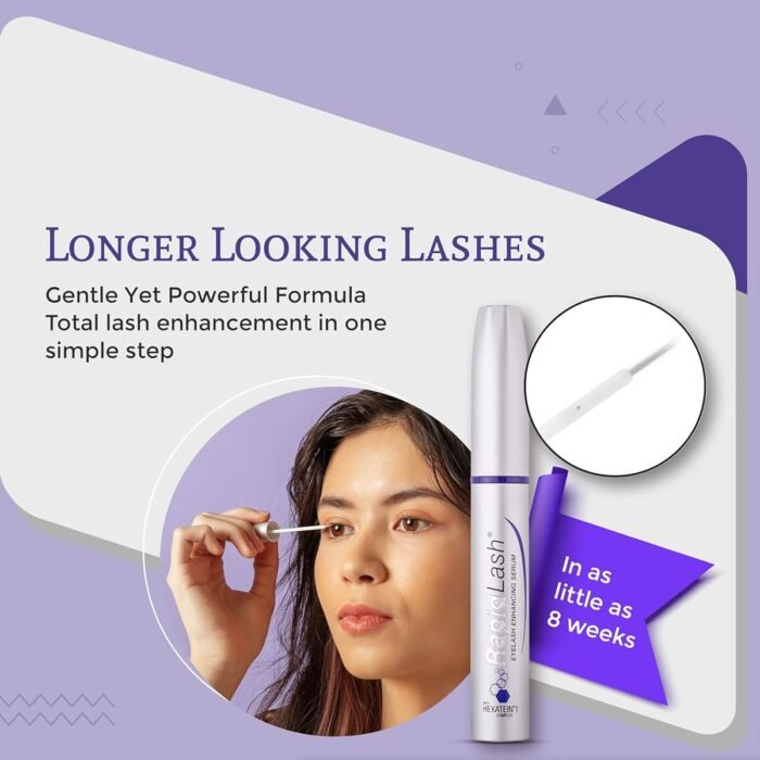 ⁦RapidLash Eyelash Enhancing Serum - 3 ml - Promotes Appearance of Longer, Fuller, And Thicker Eyelashes⁩ - الصورة ⁦5⁩
