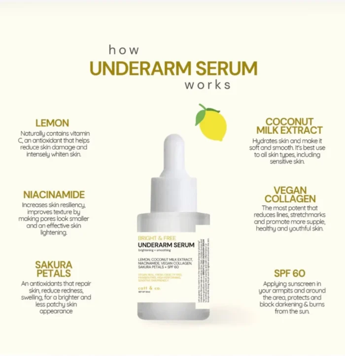 ⁦Catt & Co Bright And Free Underarm Serum⁩ - الصورة ⁦5⁩