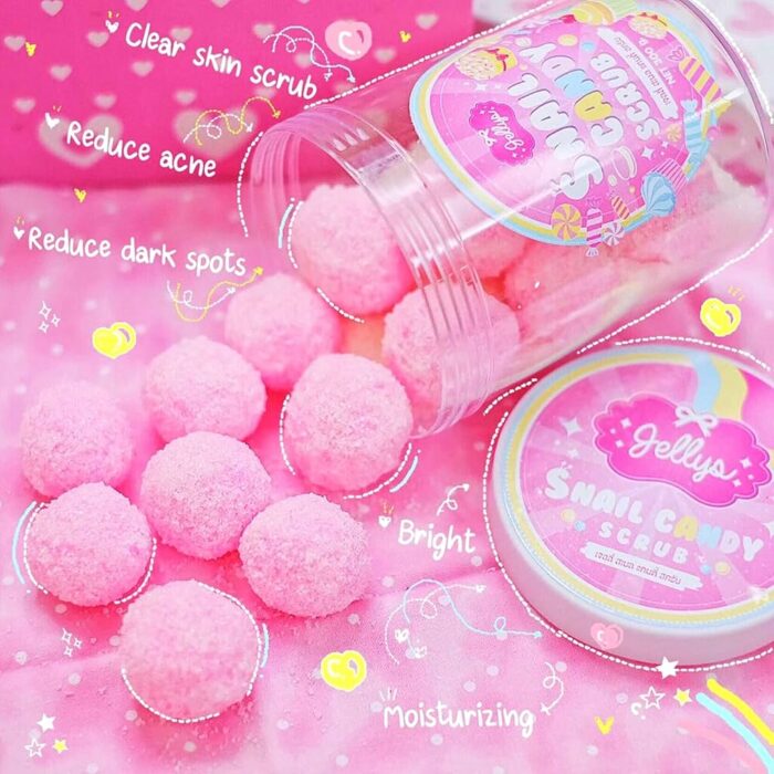 ⁦candy snail natural sugar ball scrub⁩ - الصورة ⁦2⁩