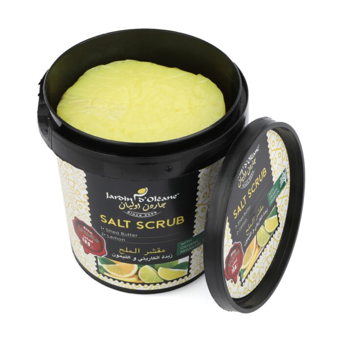 ⁦Jardin D'oleane Salt Scrub with Shea Butter & Lemon - 600g⁩ - الصورة ⁦2⁩