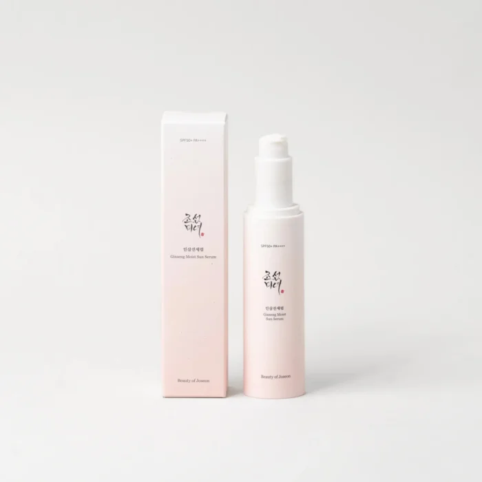 ⁦++++BEAUTY OF JOSEON Ginseng Moist Sun Serum SPF 50+ PA⁩ - الصورة ⁦2⁩
