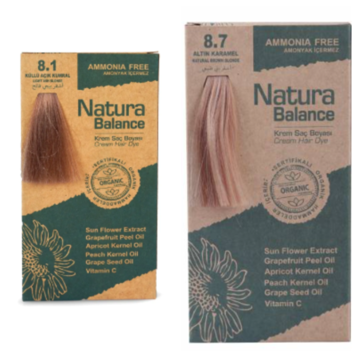 Natura Balance Hair Dye 8 blonde brown