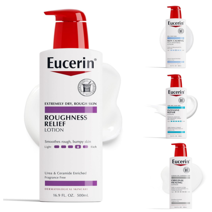 Eucerin Body Lotion for Dry Skin, Four Types 500ml