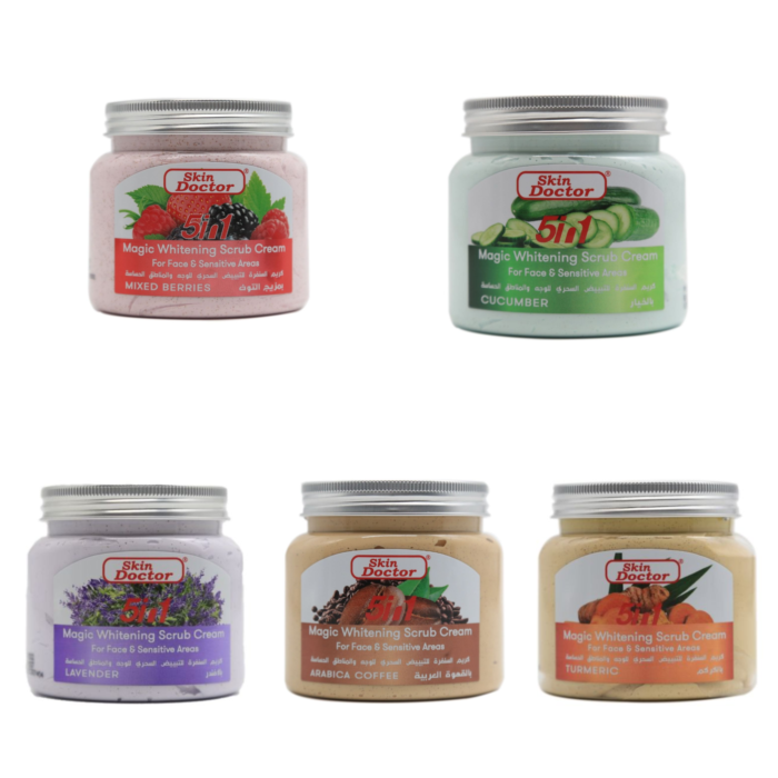 Skin Doctor 5 In 1 Magic Whitening Scrub Cream 330ml