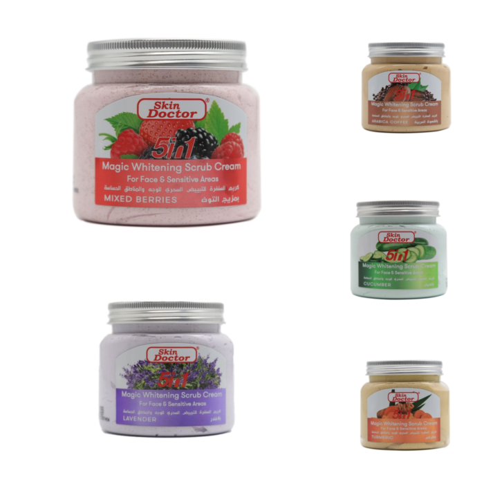 ⁦Skin Doctor 5 In 1 Magic Whitening Scrub Cream 330ml⁩ - الصورة ⁦2⁩