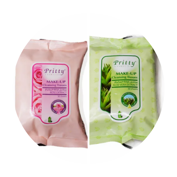 Pritty Micellar Cleansing Wipes Makeup cleansing tissues