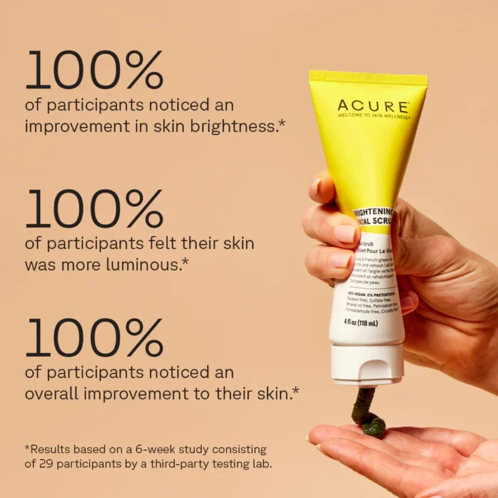 ⁦Acure Brightening Facial Scrub 118 Ml⁩ - الصورة ⁦5⁩