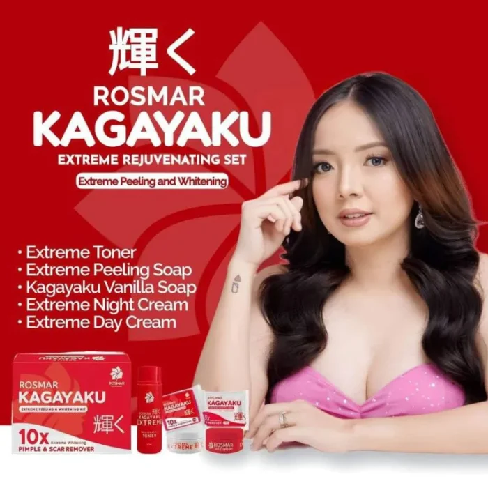 ⁦Rosmar Kagayaku EXTREME REJUVENATING SET | Extreme Peeling and Whitening⁩ - الصورة ⁦5⁩